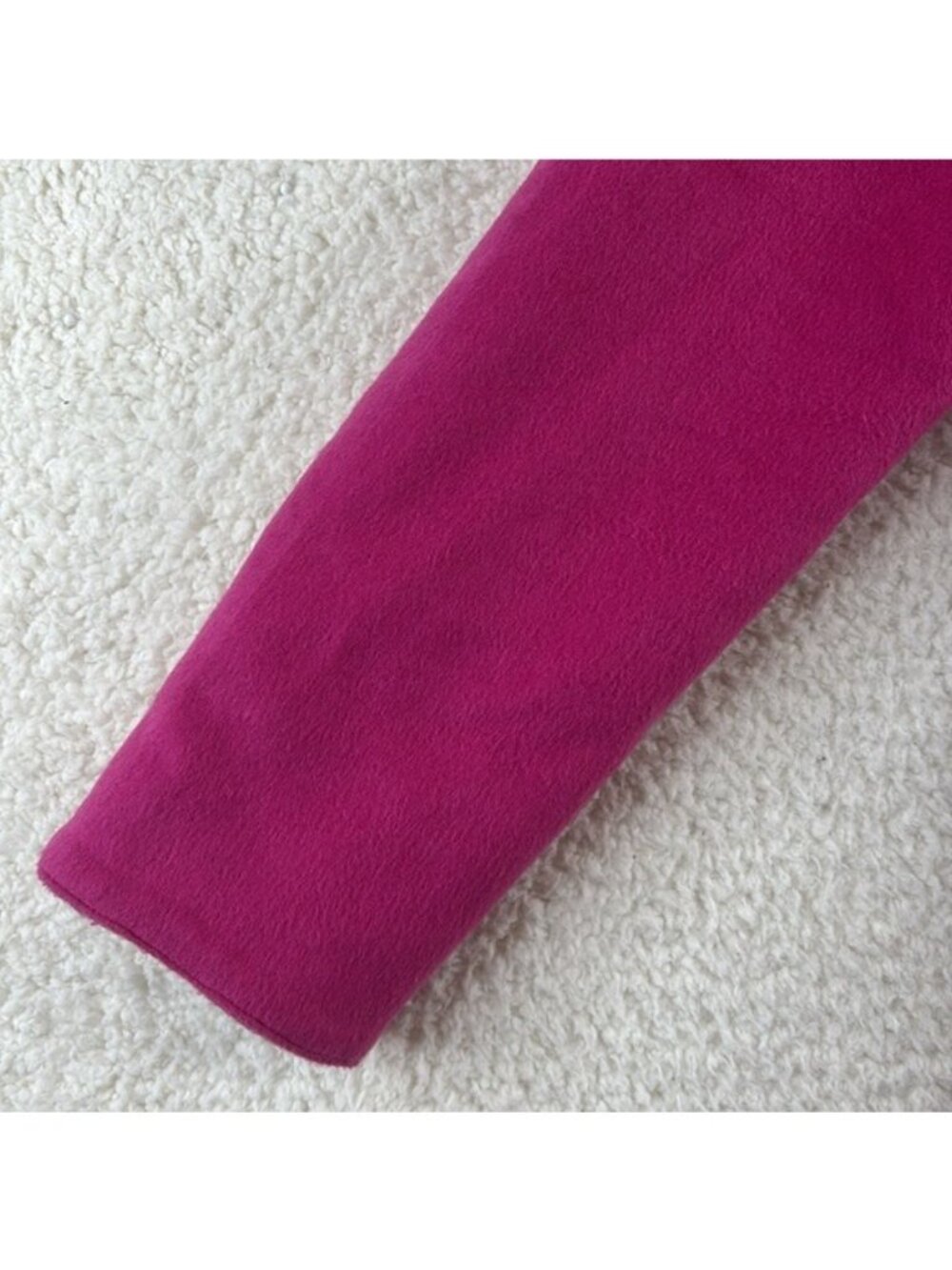 NWOT Charter Club Womens Pink Wool Blend Notch Collar Two-Button Coat M MEDIUM - Picture 6 of 16